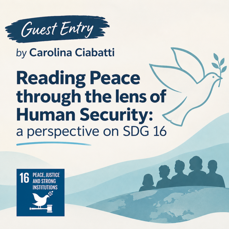 Reading Peace through the lens of Human Security: a perspective on SDG 16